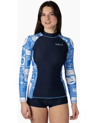 Saltrock - Island Tiles Long Sleeve Rash Vest - Lyst