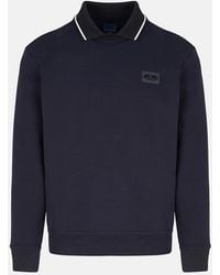 Paul & Shark - Xsoft Cotton Knitted Collar Ls Polo - Lyst