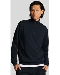 Lyle & Scott - Lyle & Scott Superfine Quarter Zip Sweatshirt - Lyst