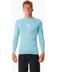 Rip Curl - Rip Curl Waves Icon Long Sleeve Rash Vest - Lyst