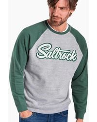 Saltrock - Camo Leaf Flame Graphic Sweatshirt - Lyst