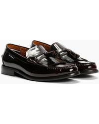 Ben Sherman - Buster Leather Burgundy Loafers - Lyst