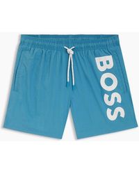 BOSS - Octopus Swim Shorts - Lyst