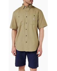 Carhartt - Carhartt Tw3555-M Shirts Short Sleeve Cotton Top - Lyst