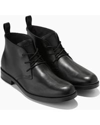 Cole Haan - Newmark Grand Flexcraft Leather Chukka Boots - Lyst