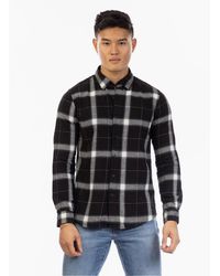 Peter Werth - Haslam Collared Long Sleeve Regular Fit Shirt - Lyst