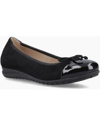 Hush Puppies - Laurie Toe Cap Ballerinas - Lyst