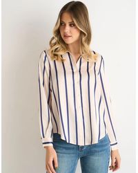 Gini London - Stripe Loose Fit Shirt - Lyst