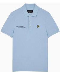 Lyle & Scott - Lyle & Scott Light Co-Ordinate Print Logo Short Sleeved Polo Shirt - Lyst