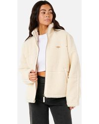 Rip Curl - Rip Curl Cala Nights Sherpa Full Zip Fleece - Lyst