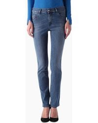 DIESEL - Sandy 0666G Denim Jeans Casual Pants Lyocell Regular Slim Trousers - Lyst