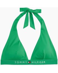 Tommy Hilfiger - Th Original Halterneck Bikini Top, Radiant - Lyst