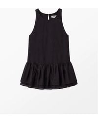 Ro&zo - Lyocell Peplum Top - Lyst