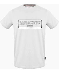 Aquascutum - Crew Neck Short Sleeve Jersey T-Shirt - Lyst