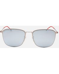 BOSS - Extra Ml Lens Matte Ruthenium Sunglasses - Lyst