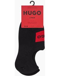 BOSS - 2-Pack Label No-Show Socks - Lyst