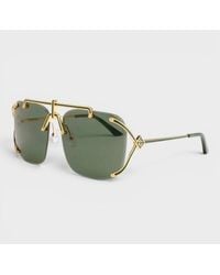 CASABLANCA - Stainless Steel Aviator - Lyst
