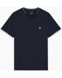 Lyle & Scott - Lyle & Scott Fine Tipped T-Shirt Dark - Lyst