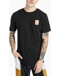 Timberland - A2Dv3 Back Print T Shirts Crew Neck Pullover Casual Cotton New - Lyst