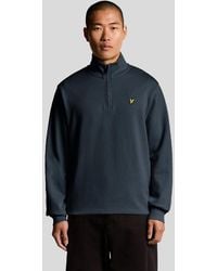 Lyle & Scott - Everyday 1/4 Zip Cotton Sweatshirt - Lyst