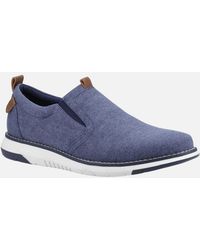 Hush Puppies - Benny Canvas Loafers - Lyst