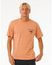 Rip Curl - Rip Curl Fade Out Icon Short Sleeve T-Shirt - Lyst