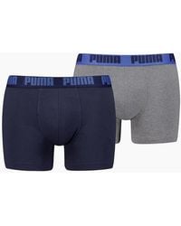 PUMA - Plain Design Boxer With Logo - Lyst