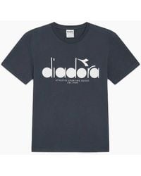 Diadora - Logo Denim T-Shirt - Lyst
