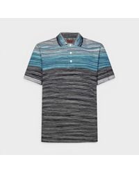 Missoni - Space Dye Short Sleeve Polo Shirt - Lyst