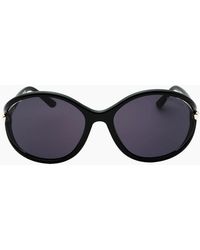 Tom Ford - Melody Dark Smoke Lens Shiny Sunglasses - Lyst