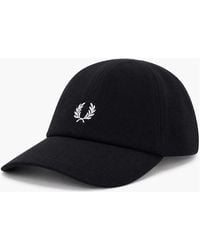 Fred Perry - Piqué Classic Cap/Snow - Lyst