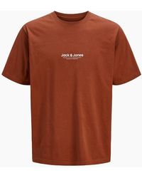 Jack & Jones - Regular Fit Crew Neck Short Sleeve T-Shirt - Lyst
