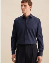 Seidensticker - Shaped Fit Easy Iron New Kent Business Shirt Dark - Lyst