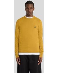 Lyle & Scott - Cotton Merino Crew Neck Jumper - Lyst