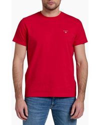 GANT - Regular Fit Short Sleeve Shield Logo T-Shirt - Lyst