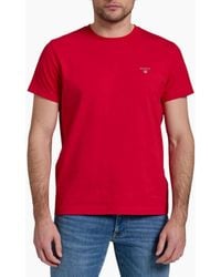 GANT - Regular Fit Short Sleeve Shield Logo T-Shirt - Lyst