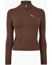 PUMA - Reg Length Half Zip Fleece - Lyst