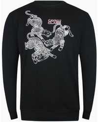 Roberto Cavalli - Cavalli Class Paisley Leopards Design Sweatshirt - Lyst