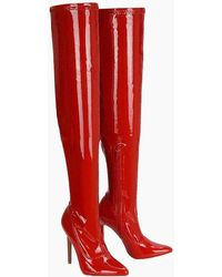 XY London - Ladies Piper Patent High Heel Thigh-High Boots - Lyst