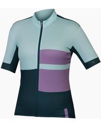 Endura - Mock Neck Short Sleeve Slim Fit Athletic Jersey - Lyst