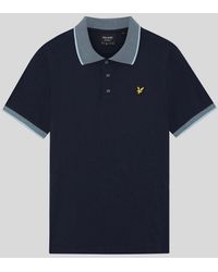Lyle & Scott - Birdseye Collar Polo Shirt - Lyst