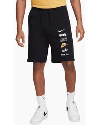 Nike - Shorts Summer Terry Sportswear Club Plus Swoosh Relaxed Fit Half Pants - Lyst