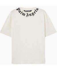 Palm Angels - Neck Logo Regular Tee - Lyst