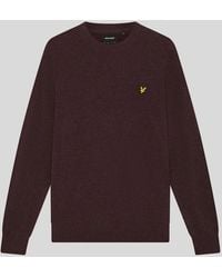 Lyle & Scott - Lambswool Blend Crew Neck Jumper - Lyst