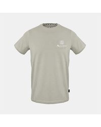 Aquascutum - Printed Logo Crew Neck Short Sleeve T-Shirt - Lyst