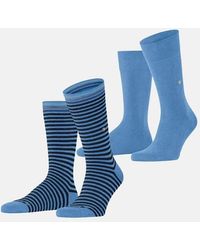 Burlington - Everyday Stripe 2-Pack Socks Marina - Lyst