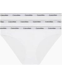 Calvin Klein - 3-Pack Modern Logo Bikini Briefs - Lyst