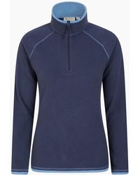 Mountain Warehouse - Ladies Montana Half Zip Fleece Top - Lyst