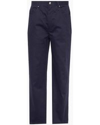 Barbour - Dark Regular Fit Brushed Cotton Jeans - Lyst