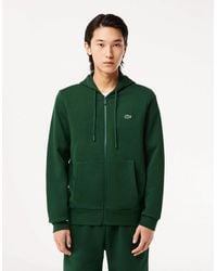 Lacoste - Fleece Full-Zip Hoodie - Lyst